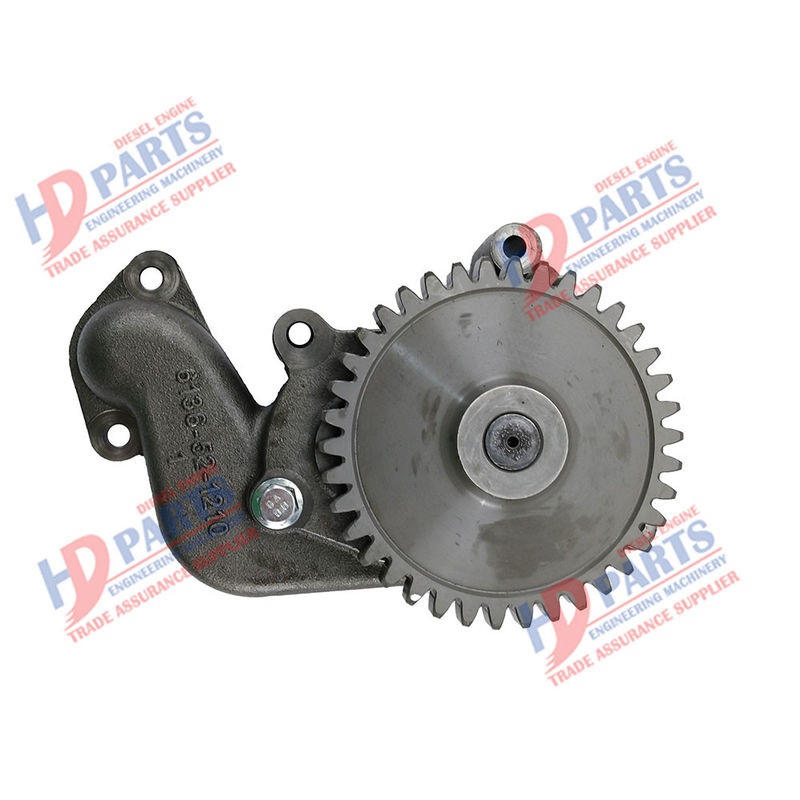 6D105 PC200-3 مضخة زيت المحرك 6136-52-1210 6136-52-1100 مناسبة لأجزاء محركات الديزل KOMATSU