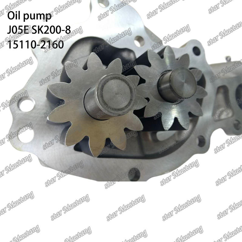 J05E SK200-8 SK210LC-8 SK250-8 SK260LC-8 مضخة زيت محرك الديزل 15110-2160 15110-2160A لهينو