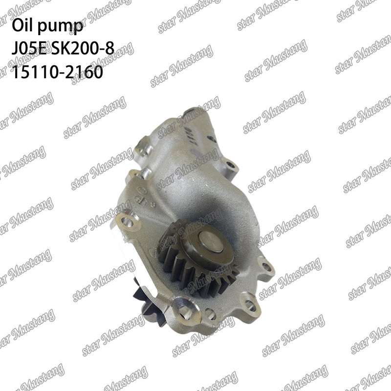 J05E SK200-8 SK210LC-8 SK250-8 SK260LC-8 مضخة زيت محرك الديزل 15110-2160 15110-2160A لهينو