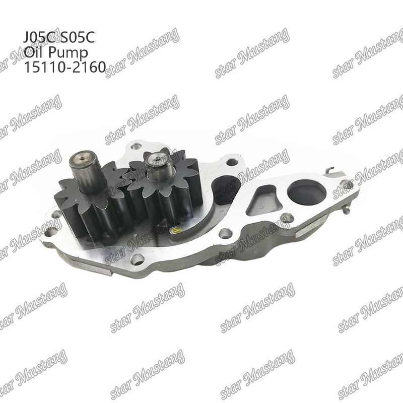 J05C S05C SK200-8 SK210-8 SK250-8 SK260-8 SK260-8E مضخة زيت 15110-2160 لأجزاء إصلاح محركات هينو