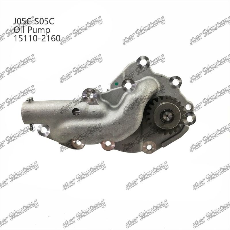 J05C S05C SK200-8 SK210-8 SK250-8 SK260-8 SK260-8E مضخة زيت 15110-2160 لأجزاء إصلاح محركات هينو