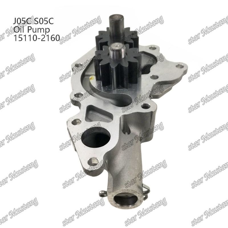 J05C S05C SK200-8 SK210-8 SK250-8 SK260-8 SK260-8E مضخة زيت 15110-2160 لأجزاء إصلاح محركات هينو