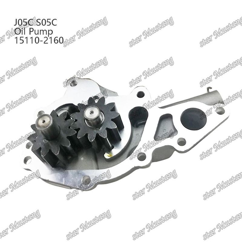 J05C S05C SK200-8 SK210-8 SK250-8 SK260-8 SK260-8E مضخة زيت 15110-2160 لأجزاء إصلاح محركات هينو