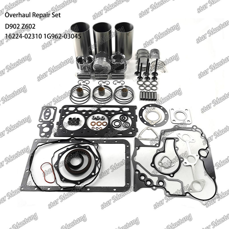 Z602 D902 مجموعة إصلاحات رئيسية أدوات طلاء الأسطوانة المكبس مجموعة غسيل 16224-02310 1J094-21770 1G962-03045 لـ Doosan