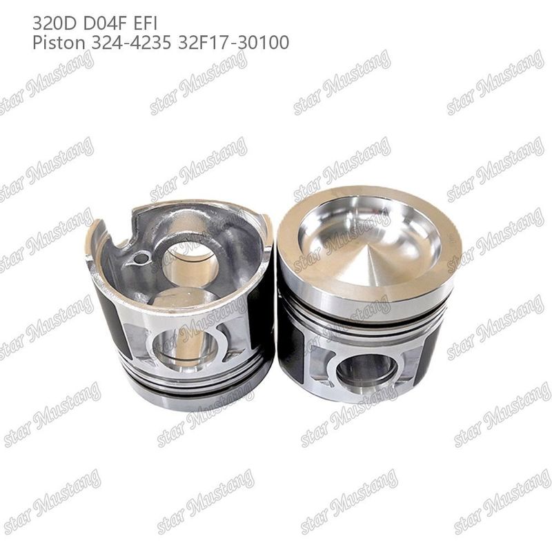 المكبس 320D D04F EFI 324-4235 32F17-30100 لأجزاء محركات Caterpillar الديزل