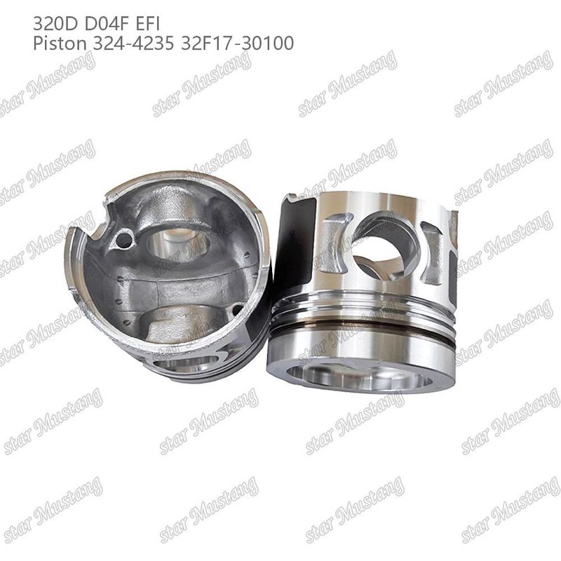 المكبس 320D D04F EFI 324-4235 32F17-30100 لأجزاء محركات Caterpillar الديزل