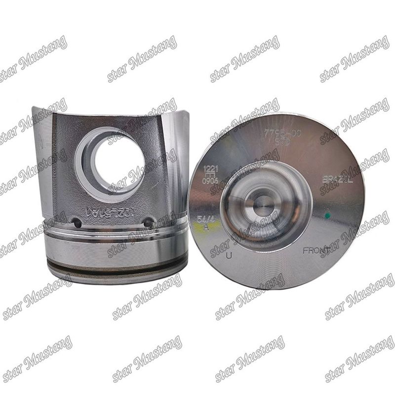 البستون 4BT 4D102 6BT 6BT5.9 6D102 50mm غرفة الاحتراق 6738-31-2110 6738-31-2111 3957795 3807795 لشركة كومينز كوماتسو