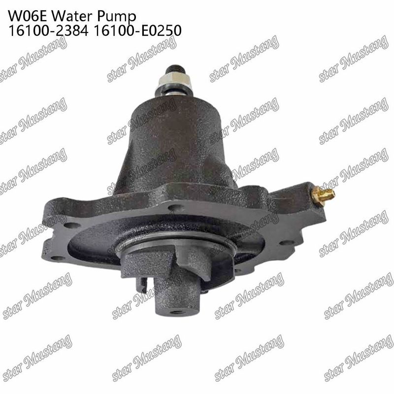 W06E مضخة المياه للمحرك 16100-2384 16100-E0250 لقطع الغيار المحرك HINO