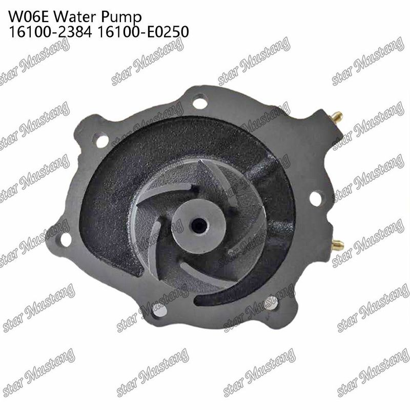 W06E مضخة المياه للمحرك 16100-2384 16100-E0250 لقطع الغيار المحرك HINO