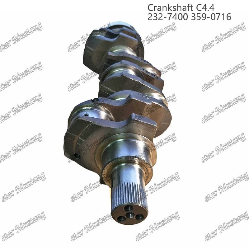 عمود كرانك C4.4 الفولاذ المسامير EFI 63mm مع خط 232-7400 359-071 لأجزاء إصلاح محركات الديزل Caterpillar