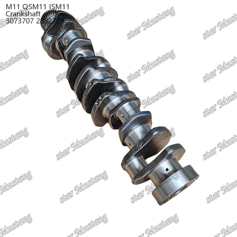 عمود كرانك M11 QSM11 ISM11 الصلب المجعد 3073707 2882729 لأجزاء محركات Cummins الديزل