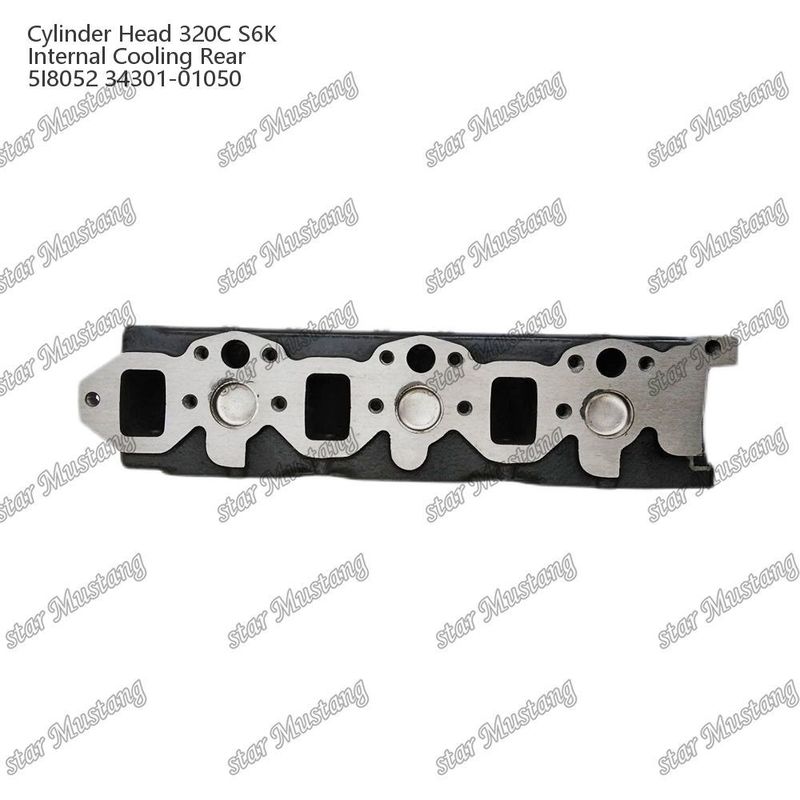 320C S6K رأس أسطوانة المحرك الداخلي المبرد الخلفي 5I8052 34301-01050 لميتسوبيشي لأجزاء احتياطية محرك CAT