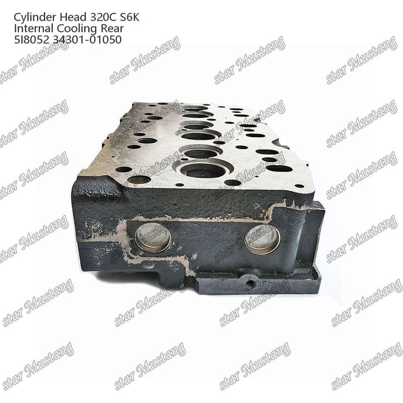 320C S6K رأس أسطوانة المحرك الداخلي المبرد الخلفي 5I8052 34301-01050 لميتسوبيشي لأجزاء احتياطية محرك CAT