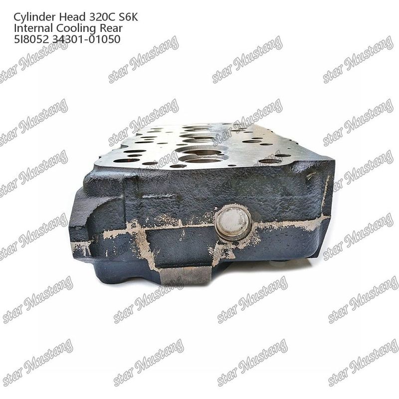 320C S6K رأس أسطوانة المحرك الداخلي المبرد الخلفي 5I8052 34301-01050 لميتسوبيشي لأجزاء احتياطية محرك CAT