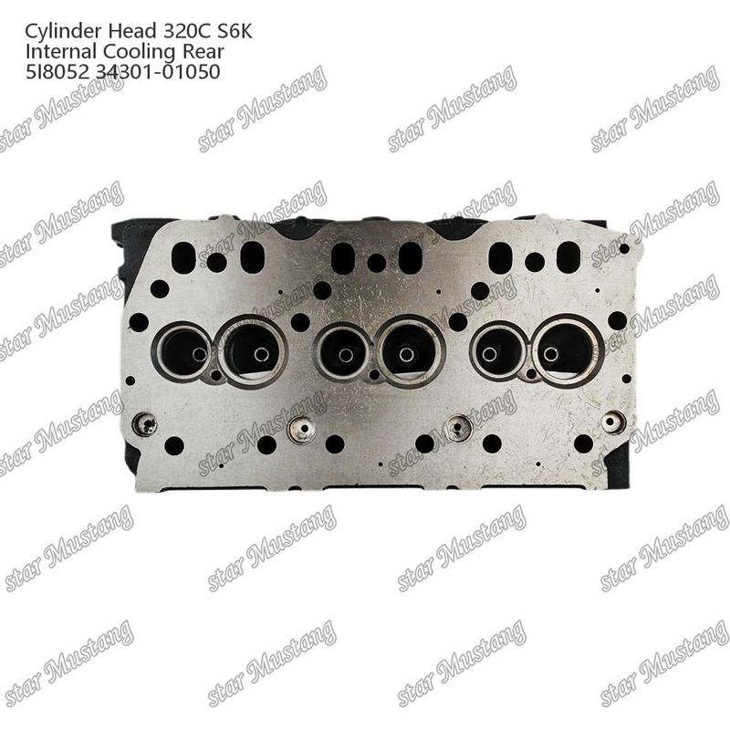 320C S6K رأس أسطوانة المحرك الداخلي المبرد الخلفي 5I8052 34301-01050 لميتسوبيشي لأجزاء احتياطية محرك CAT