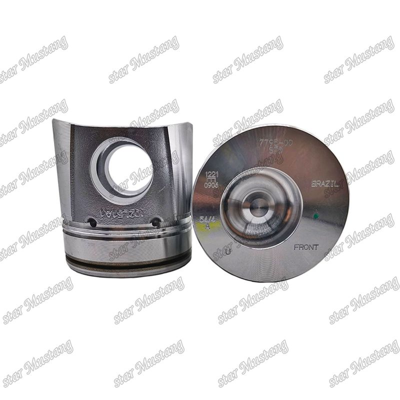 البستون 4BT 4D102 6BT 6BT5.9 6D102 50mm غرفة الاحتراق 3957795 3807795 لأجزاء إصلاح محركات Cummins الديزل
