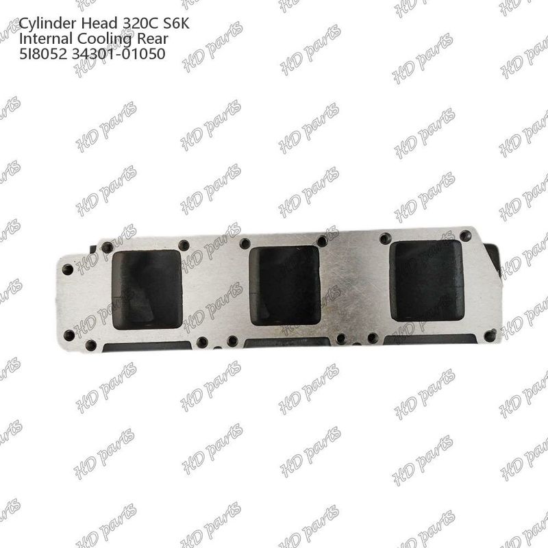 رأس الاسطوانة 320C S6K التبريد الداخلي الخلفي 5I8052 34301-01050 لأجزاء احتياطية محرك Mitsubishi