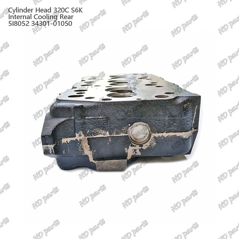 رأس الاسطوانة 320C S6K التبريد الداخلي الخلفي 5I8052 34301-01050 لأجزاء احتياطية محرك Mitsubishi