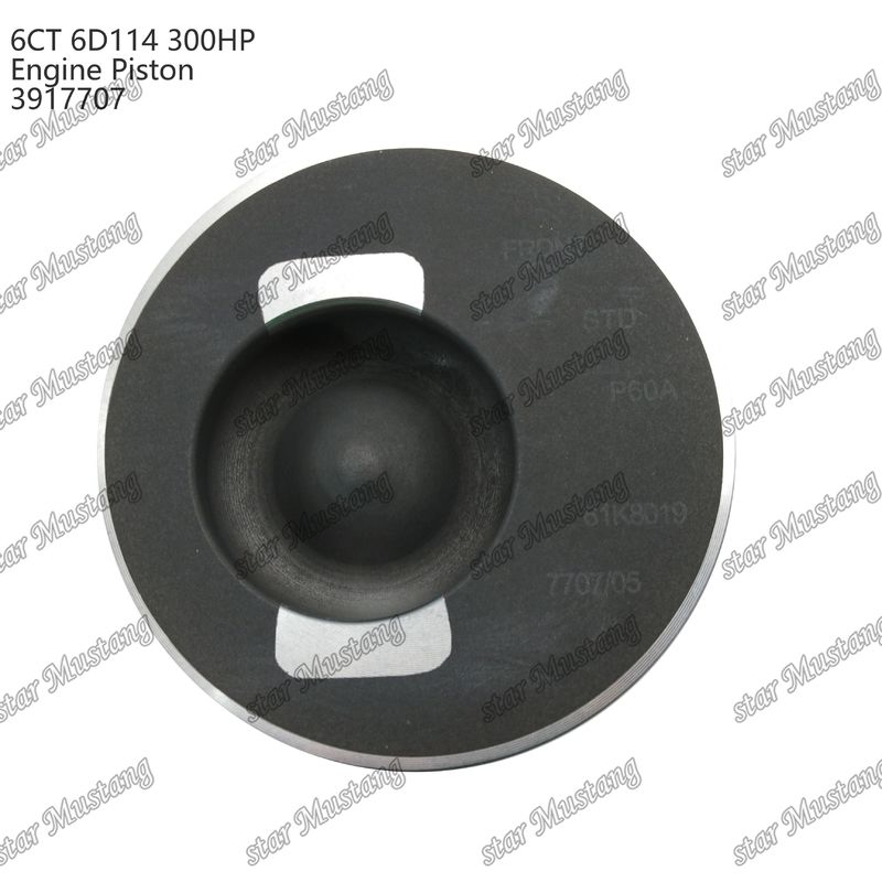 المكبس 6CT 6D114 300HP 3917707 غرفة الاحتراق 55mm لأجزاء إصلاح محركات Cummins الديزل