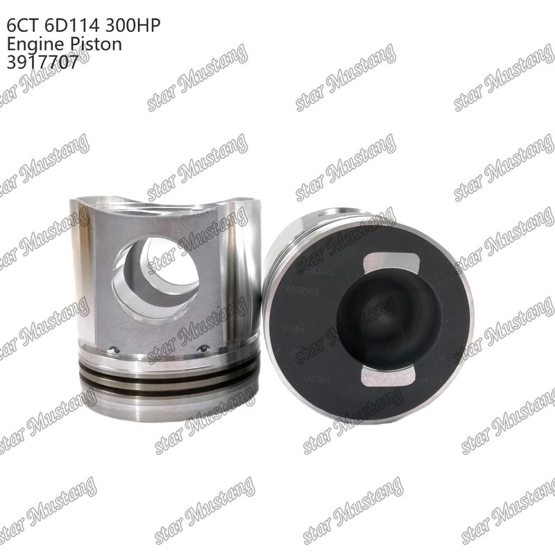 المكبس 6CT 6D114 300HP 3917707 غرفة الاحتراق 55mm لأجزاء إصلاح محركات Cummins الديزل