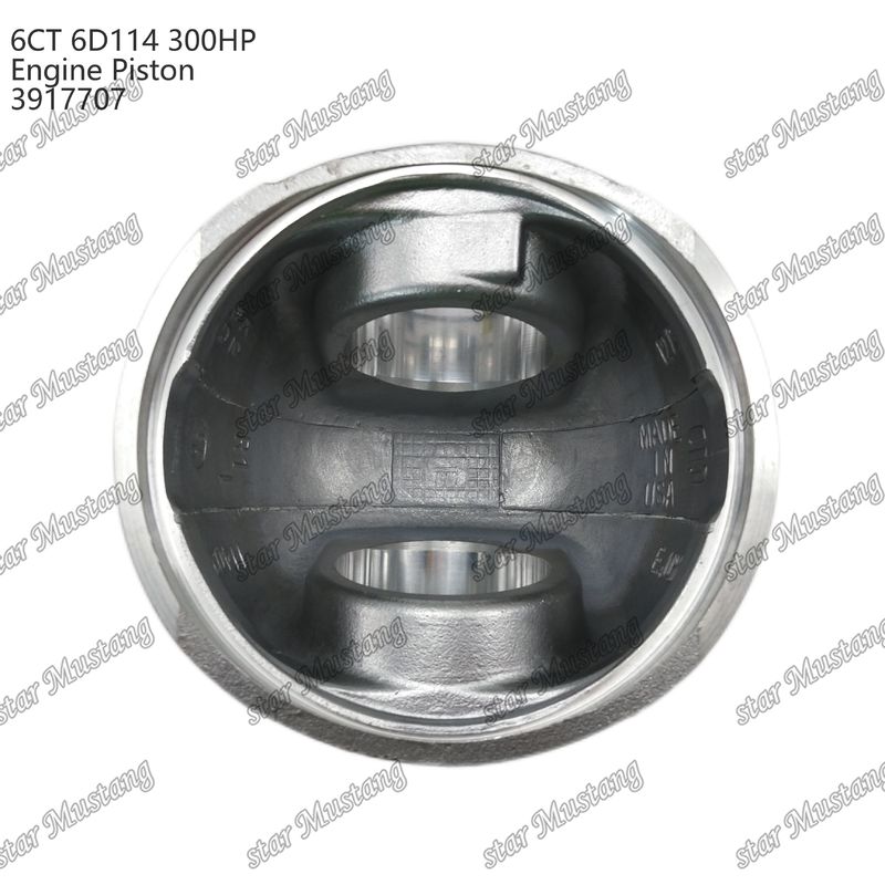 المكبس 6CT 6D114 300HP 3917707 غرفة الاحتراق 55mm لأجزاء إصلاح محركات Cummins الديزل