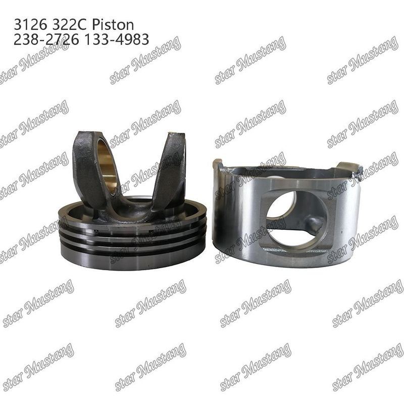 المكبس مع دبوس 3126 322C حجرة 74mm 238-2726 133-4983