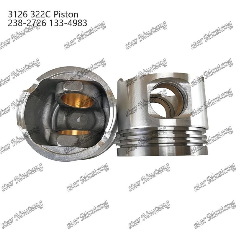 المكبس مع دبوس 3126 322C حجرة 74mm 238-2726 133-4983