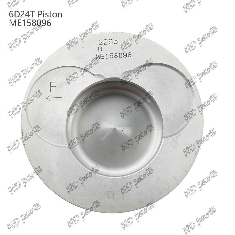المكبس 6D24T غرفة الاحتراق 69mm 3.3 مزدوجة الميل x3x4mm ME158096 لقطع غيار محرك Mitsubishi