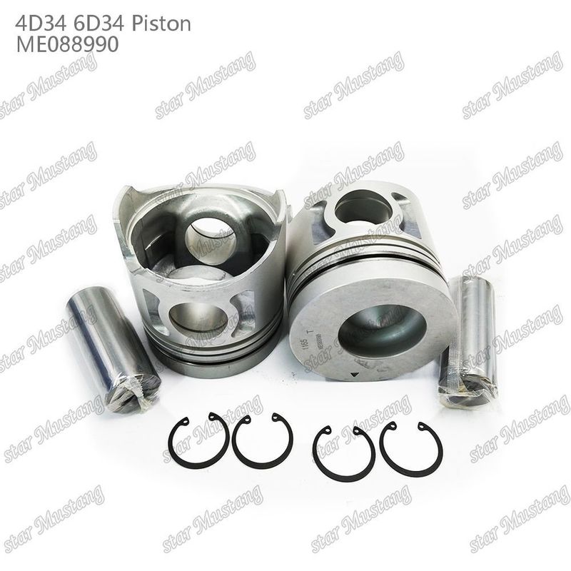 4D34 محرك مسدس حفرة دبوس 36mm مع الفين بدون زيت المعرض ME088990 لقطع غيار محرك Mitsubishi