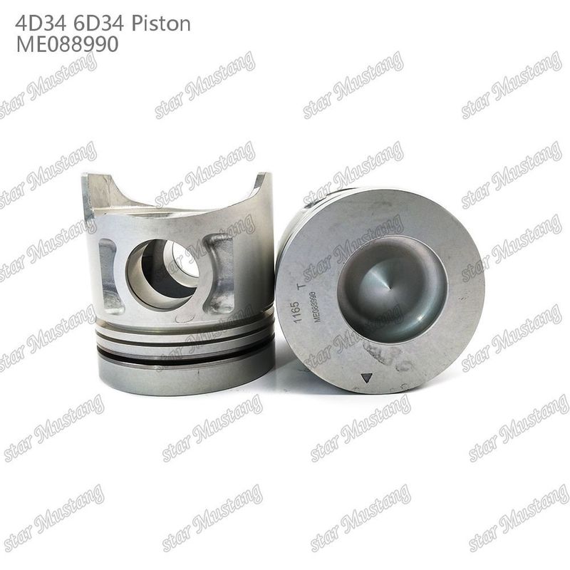 6D34 محرك مسدس حفرة دبوس 36mm مع الفين بدون زيت المعرض ME088990 لميتسوبيشي محرك قطع غيار