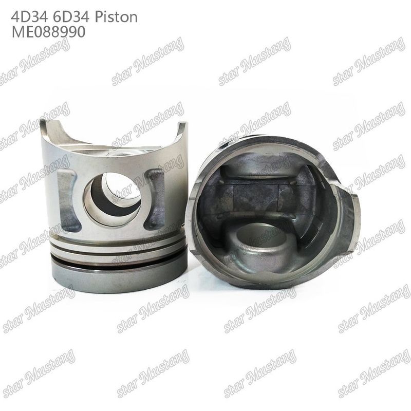 6D34 محرك مسدس حفرة دبوس 36mm مع الفين بدون زيت المعرض ME088990 لميتسوبيشي محرك قطع غيار
