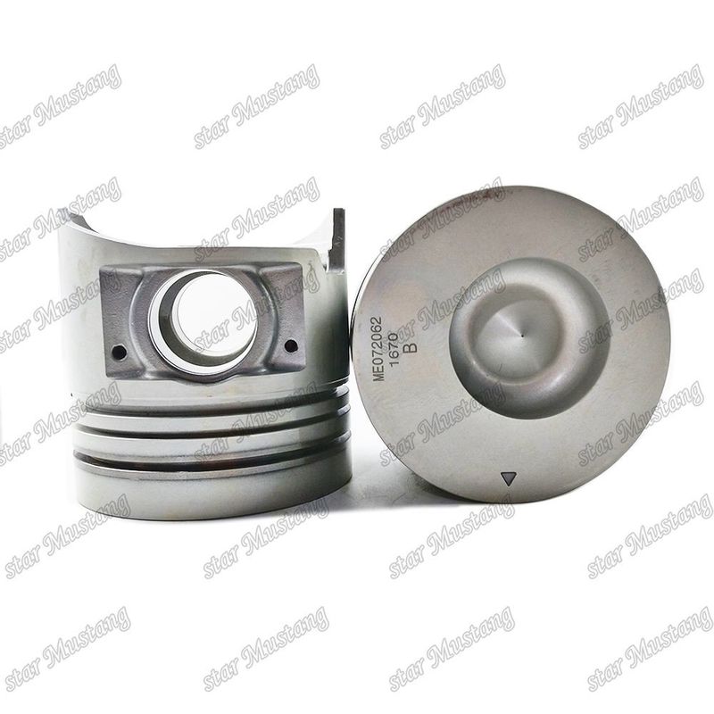 6D16 غرفة البستون المحرك حجم 59mm 3 × 2.5 × 4mm ثقب دبوس 38mm ME072062 ME072064 لقطع غيار محرك Mitsubishi