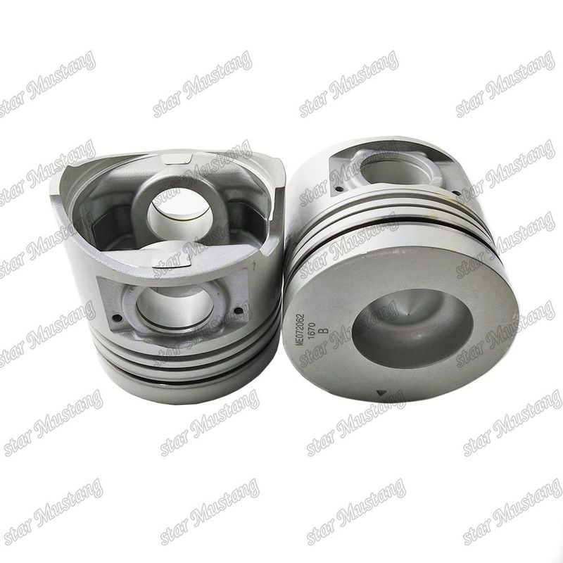6D16 غرفة البستون المحرك حجم 59mm 3 × 2.5 × 4mm ثقب دبوس 38mm ME072062 ME072064 لقطع غيار محرك Mitsubishi