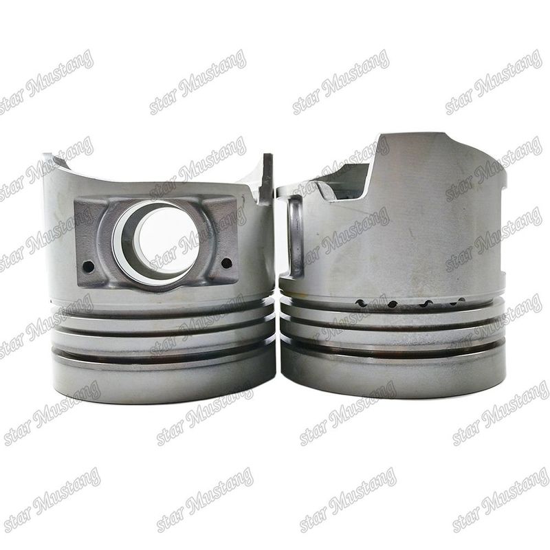 6D16 غرفة البستون المحرك حجم 59mm 3 × 2.5 × 4mm ثقب دبوس 38mm ME072062 ME072064 لقطع غيار محرك Mitsubishi