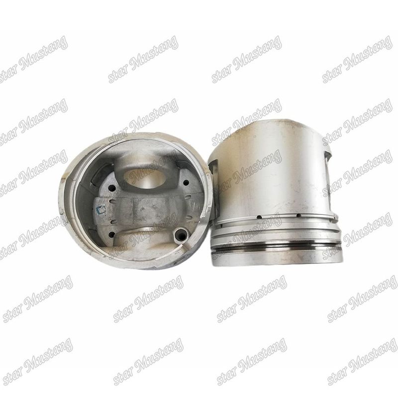6D16-3AT غرفة البستون المحرك حجم 56mm 3kx2.5x4mm ثقب دبوس 42mm ME072570 لقطع غيار محرك Mitsubishi