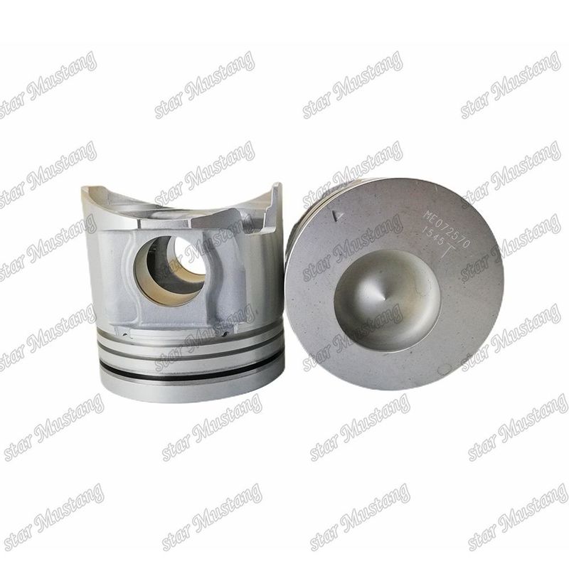 6D16-3AT غرفة البستون المحرك حجم 56mm 3kx2.5x4mm ثقب دبوس 42mm ME072570 لقطع غيار محرك Mitsubishi