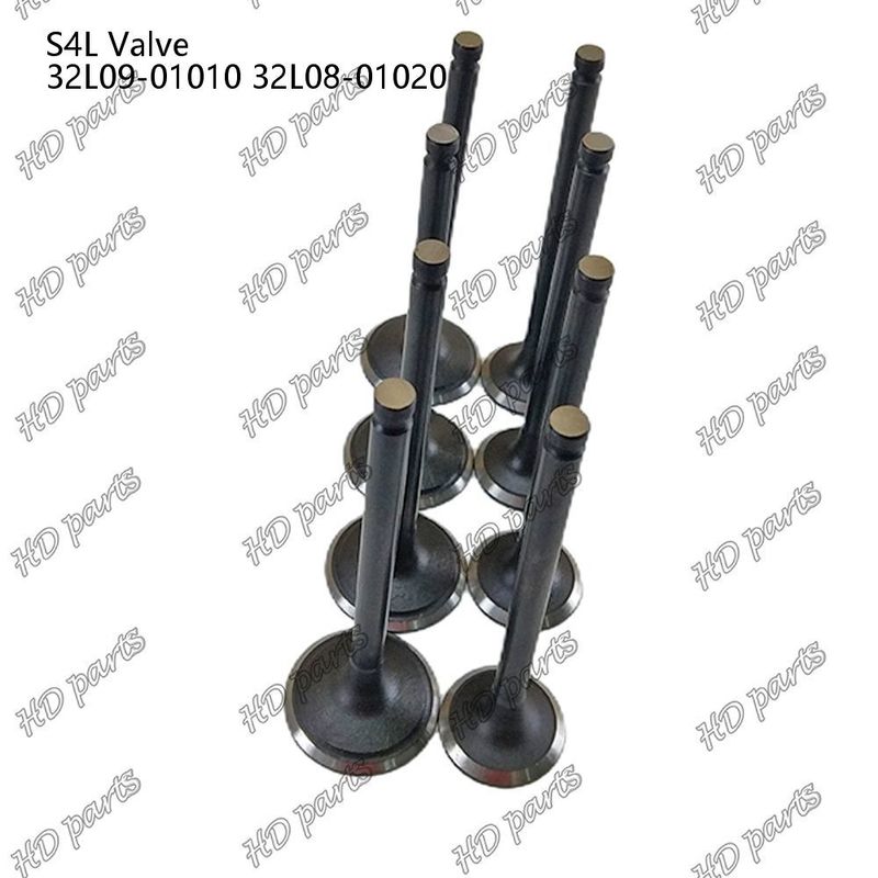 صمام S4L IN 32L09-01010 EX 32L08-01020 لأجزاء إصلاح محركات ديزل Mitsubishi