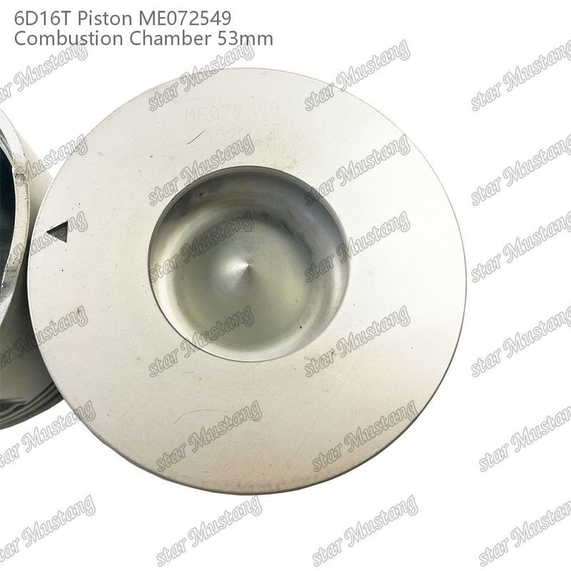 6D16T-24V غرفة البستون المحرك حجم 53mm 3kx2.5x4mm ثقب دبوس 38mm ME072549 لقطع غيار محرك Mitsubishi