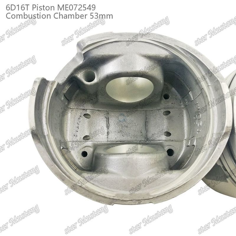6D16T-24V غرفة البستون المحرك حجم 53mm 3kx2.5x4mm ثقب دبوس 38mm ME072549 لقطع غيار محرك Mitsubishi