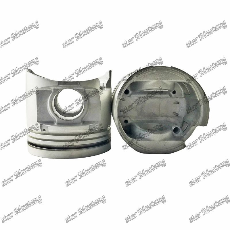 6D17 غرفة البستون للمحرك حجم 53mm 3 × 2.5 × 4mm ثقب دبوس 38mm ME072548 لقطع غيار محرك Mitsubishi