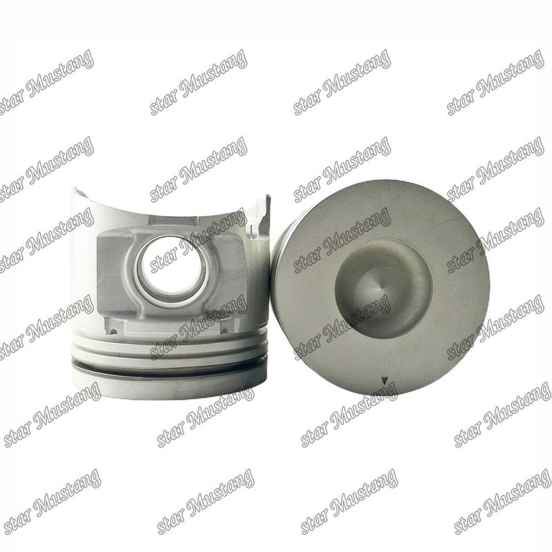 6D17 غرفة البستون للمحرك حجم 53mm 3 × 2.5 × 4mm ثقب دبوس 38mm ME072548 لقطع غيار محرك Mitsubishi