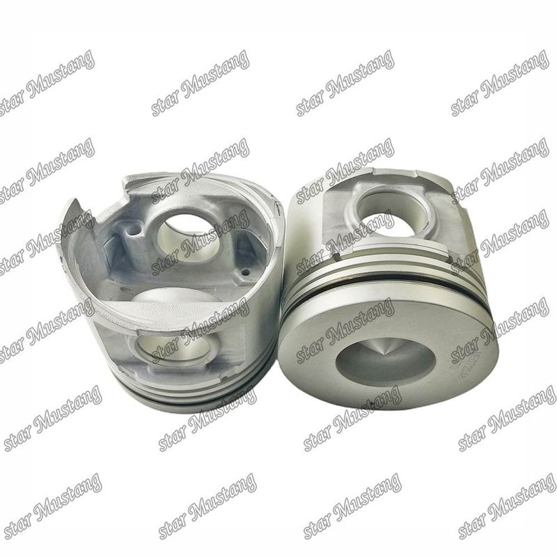 6D17 غرفة البستون للمحرك حجم 53mm 3 × 2.5 × 4mm ثقب دبوس 38mm ME072548 لقطع غيار محرك Mitsubishi