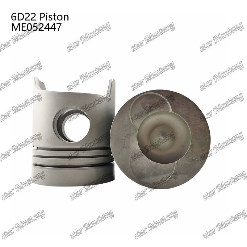 6D22 غرفة البستون المحرك حجم 68mm حلقة الزيت 4mm ME052447 لقطع الغيار محرك Mitsubishi
