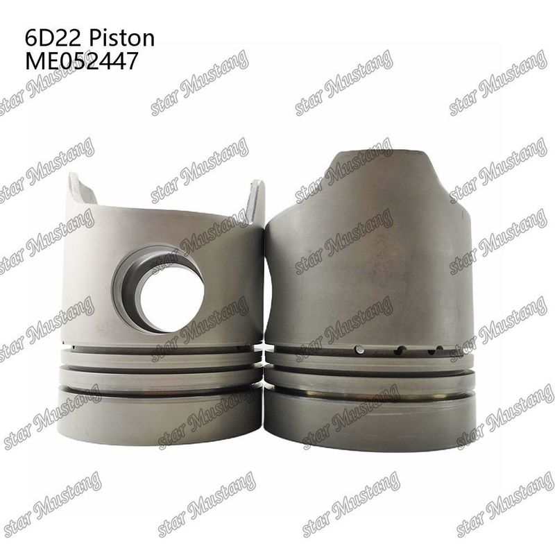 6D22 غرفة البستون المحرك حجم 68mm حلقة الزيت 4mm ME052447 لقطع الغيار محرك Mitsubishi