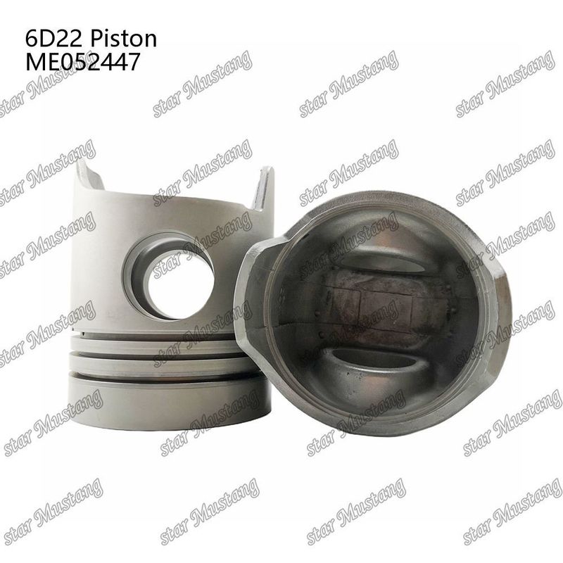 6D22 غرفة البستون المحرك حجم 68mm حلقة الزيت 4mm ME052447 لقطع الغيار محرك Mitsubishi
