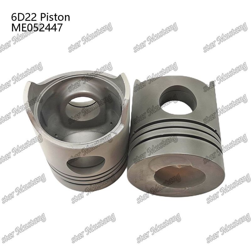 6D22 غرفة البستون المحرك حجم 68mm حلقة الزيت 4mm ME052447 لقطع الغيار محرك Mitsubishi