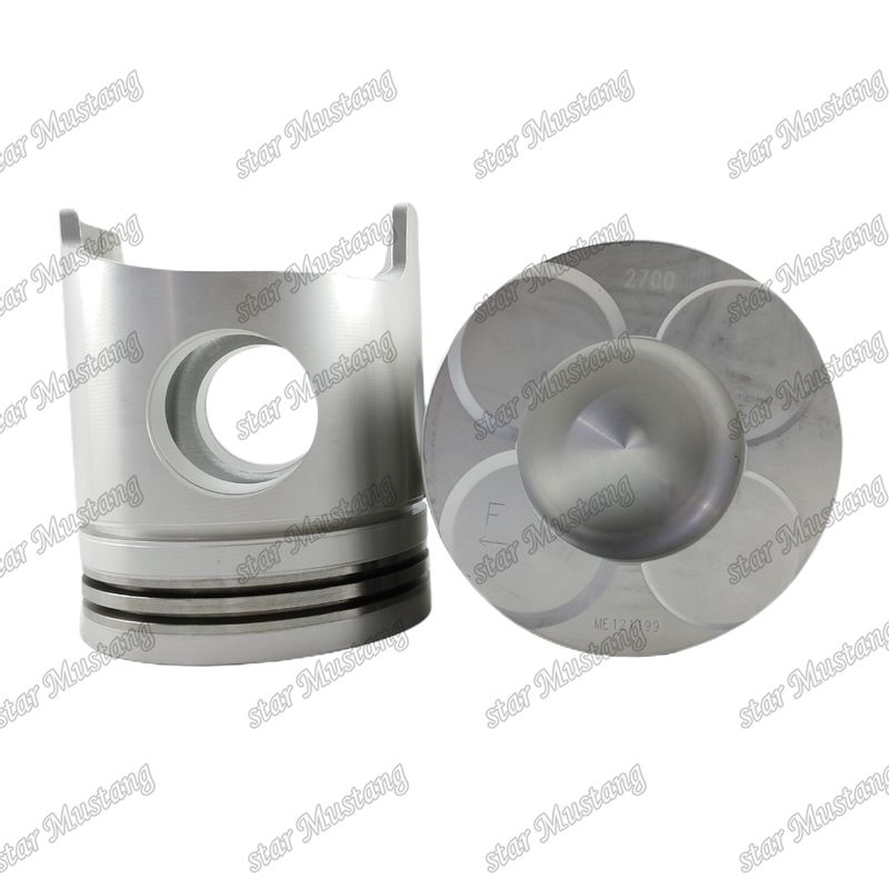 6D40 غرفة البستون المحرك حجم 72mm ME121199 ME121778 لقطع غيار محرك Mitsubishi