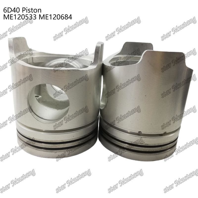 6D40 غرفة البستون المحرك حجم 90mm ME120533 ME120684 لقطع غيار محرك Mitsubishi