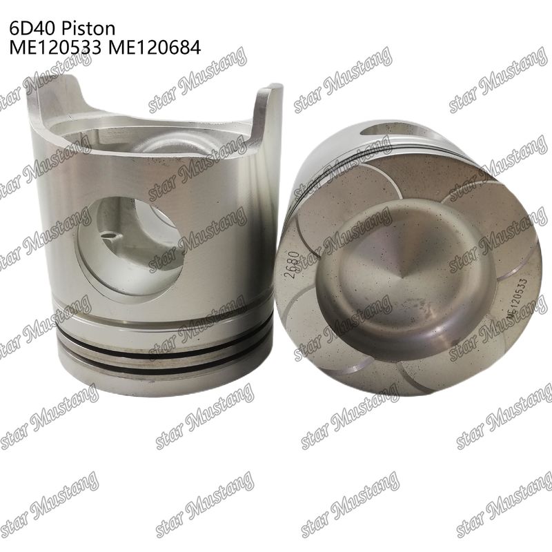 6D40 غرفة البستون المحرك حجم 90mm ME120533 ME120684 لقطع غيار محرك Mitsubishi