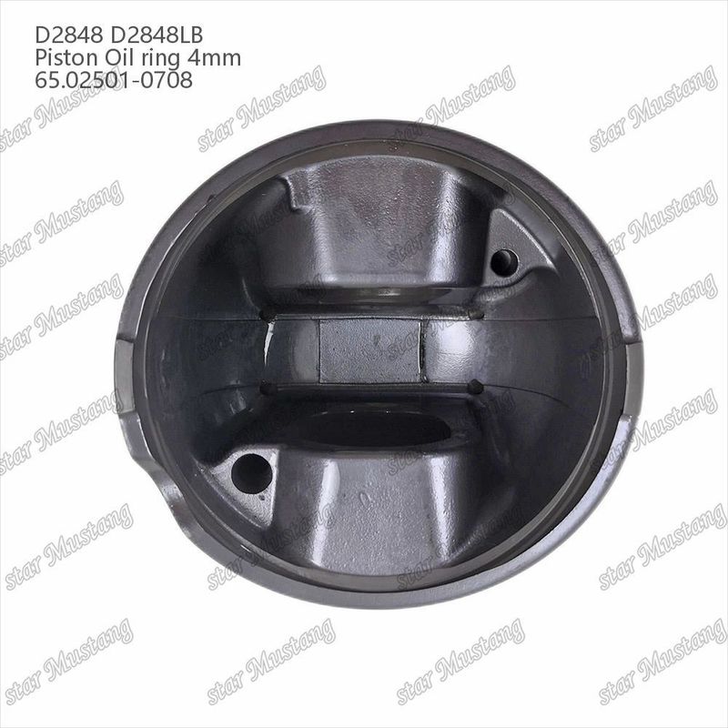 المكبس D2848 D2848LB حلقة زيت 4mm 65.02501-0708 لأجزاء إصلاح محركات الديزل Doosan